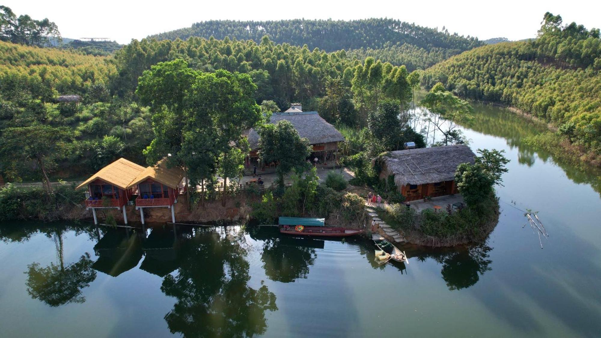 Giangtien Homestay-Vulinh Farmstay-Bungalow Yen Binh Extérieur photo